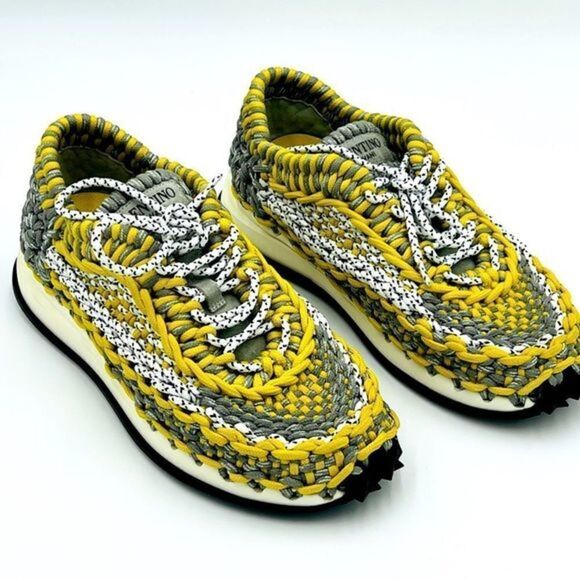 Valentino Other - Valentino Garavani Woven Crochet Sneakers Men's sz US 8 (41 EU) Authentic